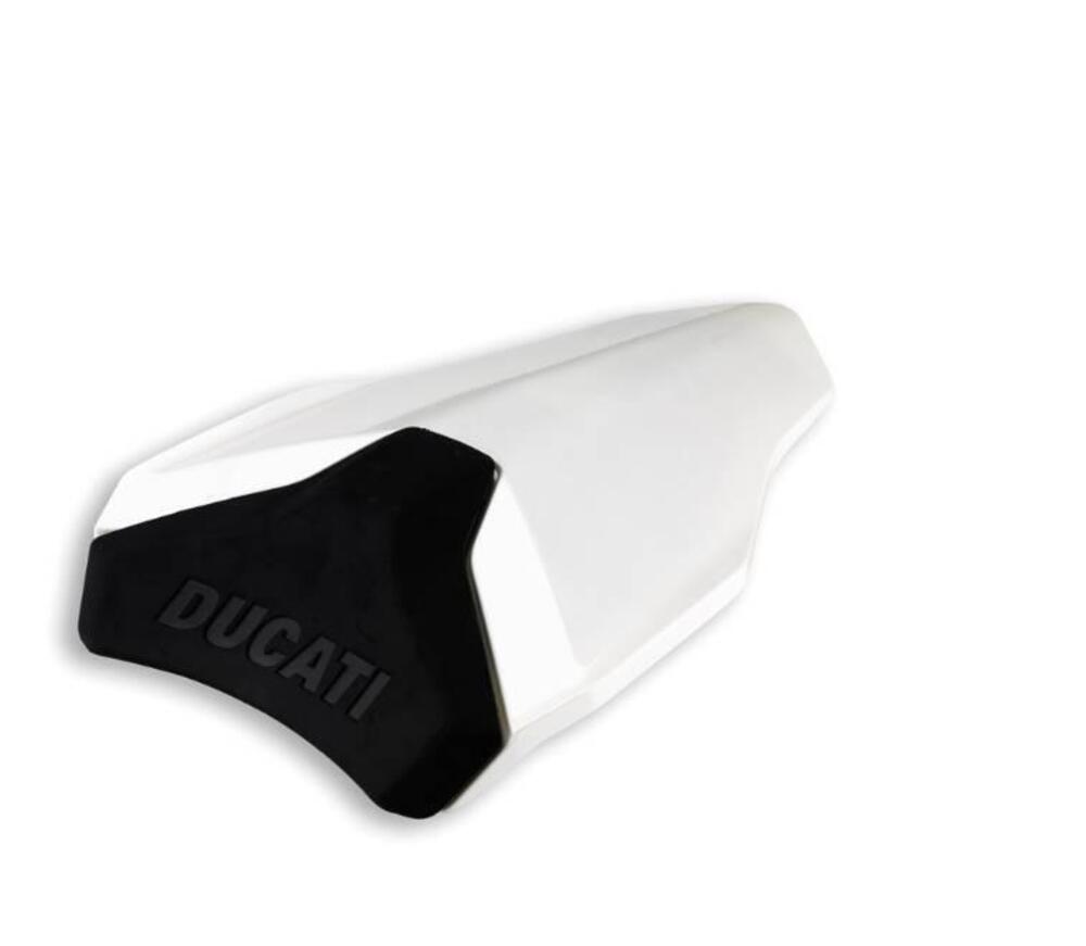 Coperchio sella passeggero in fibre plastiche Ducati