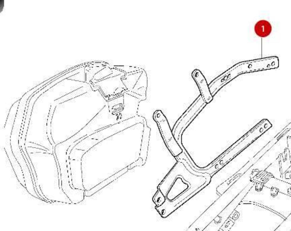 SUPPORTO BORSA DESTRA Ducati