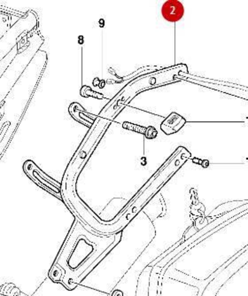 SUPPORTO SINISTRO Ducati