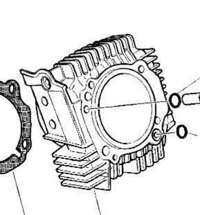 CILINDRO ORIZZONTALE COMPLETO Ducati