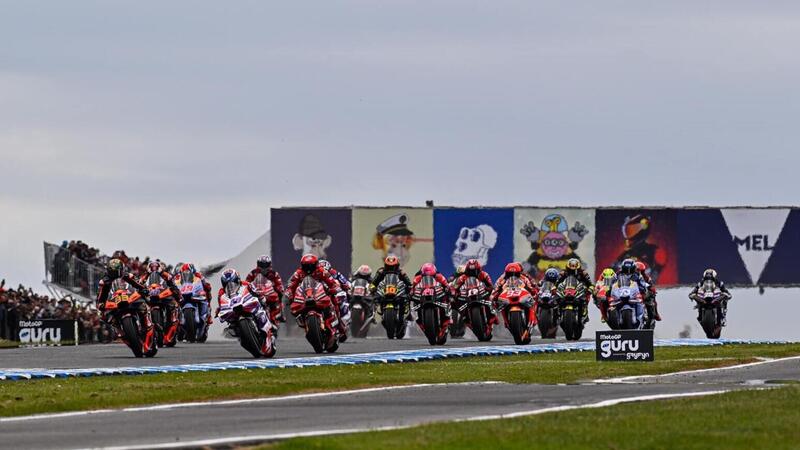 MotoGP 2023. GP d&#039;Australia. Rischio maltempo a Phillip Island, cambiano anche gli orari della domenica (tutto anticipato, tornano i warm up)