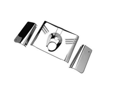 Coperture 3 piastre cromati per Softail Fat Boy e 