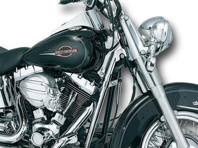 Coperchi tubi telaio anteriore Kuryakyn per Softai 