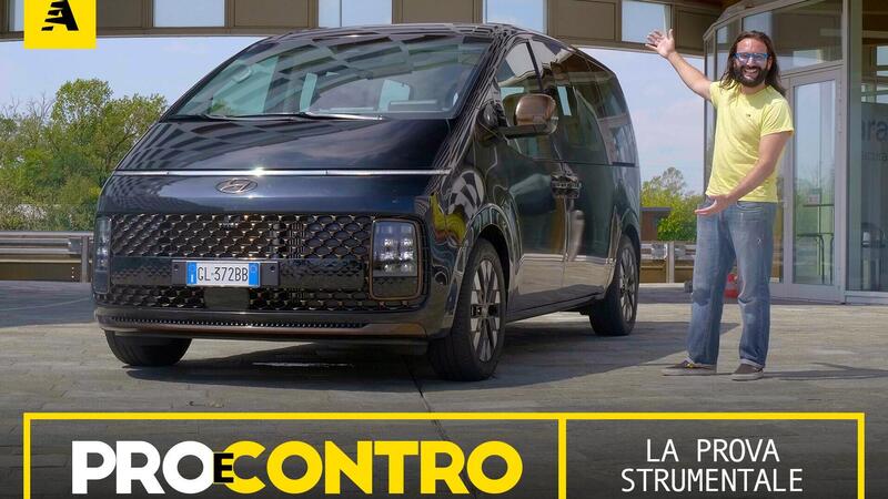 Hyundai Staria: Pro e Contro. Ecco la nostra prova strumentale e tutti i numeri della pagella [VIDEO