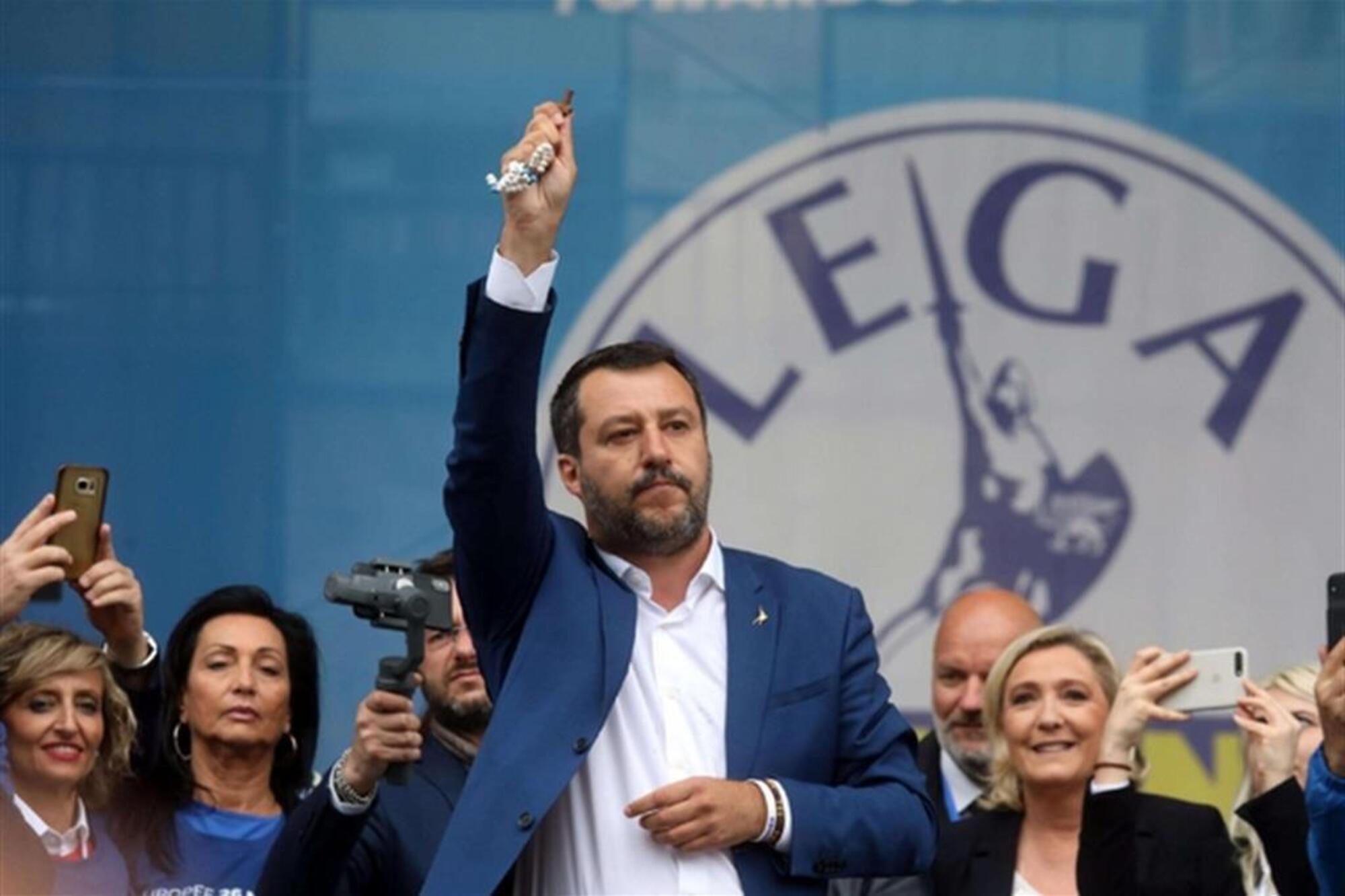 Matteo Salvini ha esaltato Marco Chiesa, il leader dell&#039;Udc