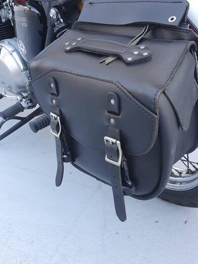 Borsa in Pelle Nera nuova USA