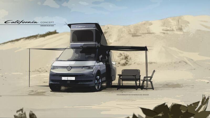 La concept Volkswagen California ibrida plug-in