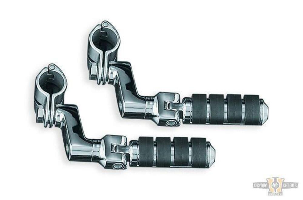 Pedaline Kuryakyn Iso2 a fascetta 1 1/4" piccole K 