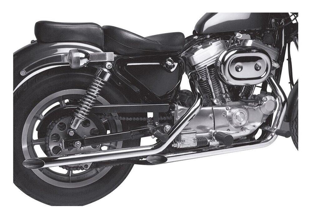 Drag pipe cromate per Sportster dal 1986 al 2003 Paughco
