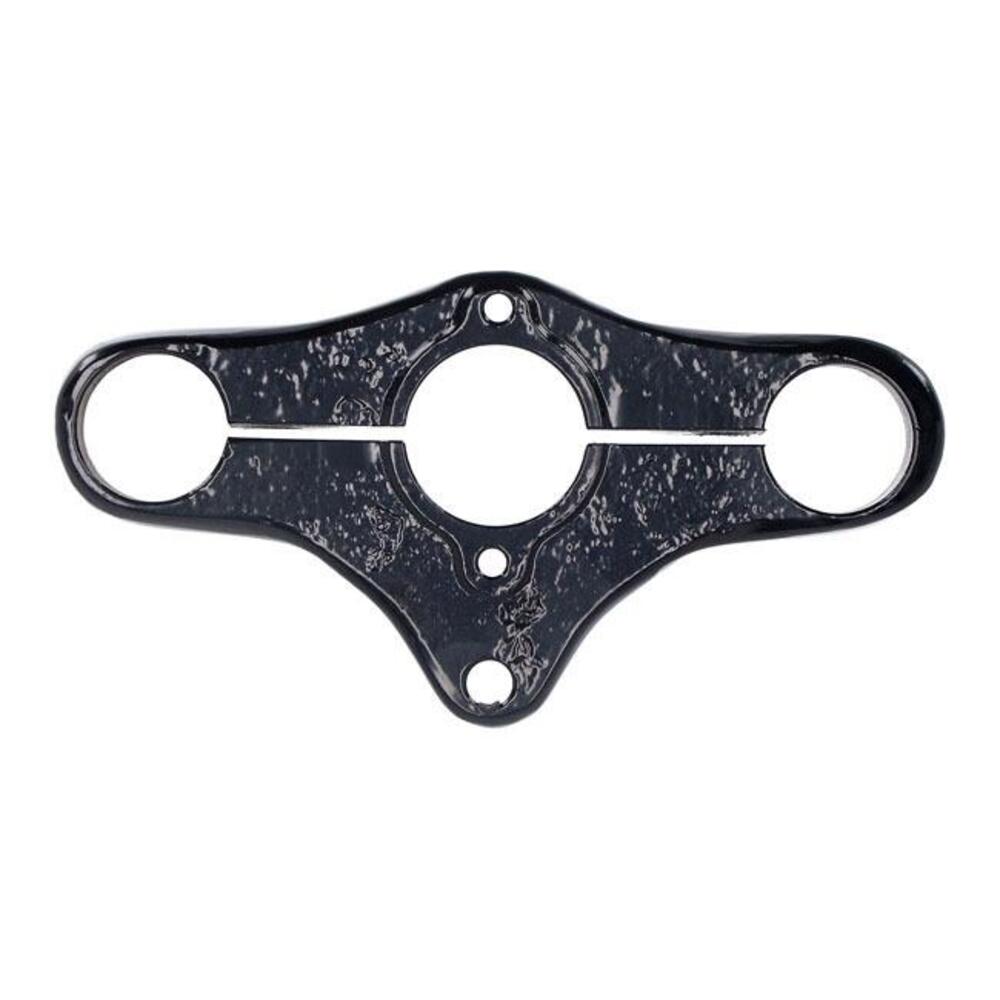 Piastra superiore in-line nera Per forcella Spring 