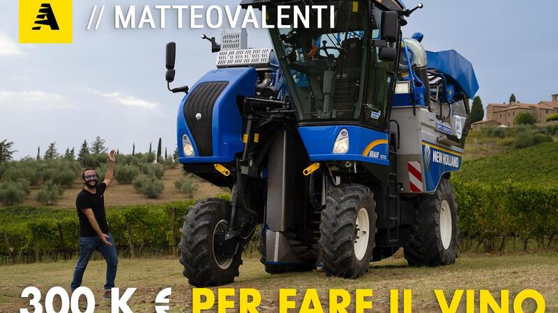 Come si guida una vendemmiatrice da 300k &euro;? Tutti i segreti della New Holland-Braud 9070L [Video]