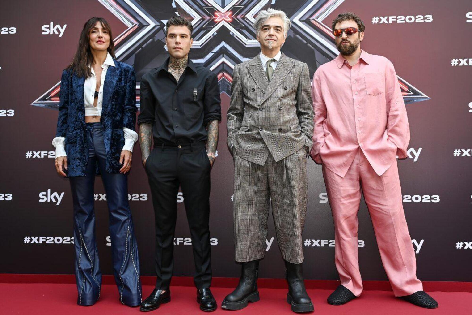 I giudici di X Factor Ambra Angiolini, Fedez, Morgan e Dargen D&#039;Amico