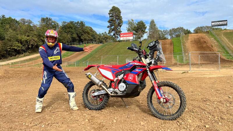 Honda CRF 450 RX Rally 2024 - TEST ESCLUSIVO! Con lei puoi vincere la DAKAR