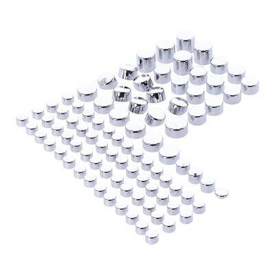 Kit coperchietti cromati viti motore, cambio e pri 