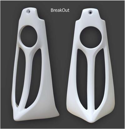 Spoiler anteriore NLC Type B per Softail dal 2008 