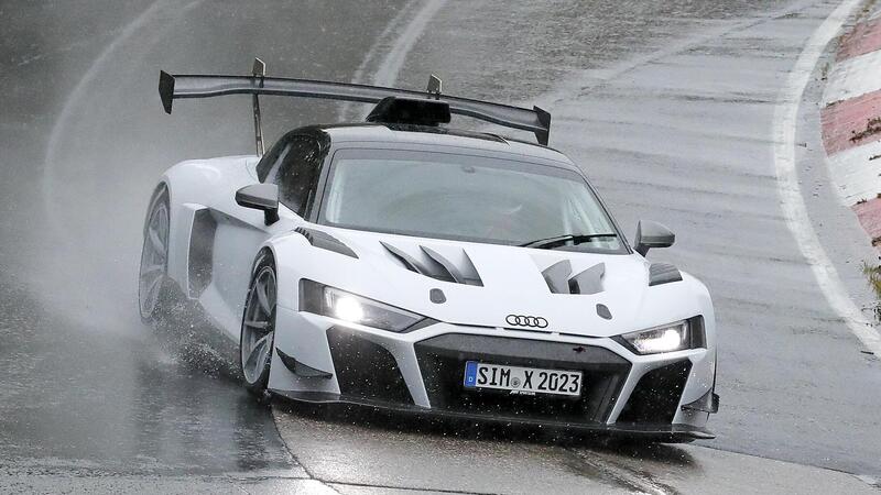 Audi R8 GT3, saranno solo 100 i fortunati  [Foto Spia]