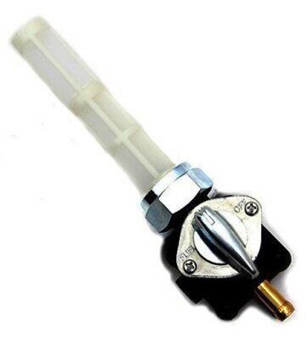 Rubinetto benzina uscita in basso con valvola depr 