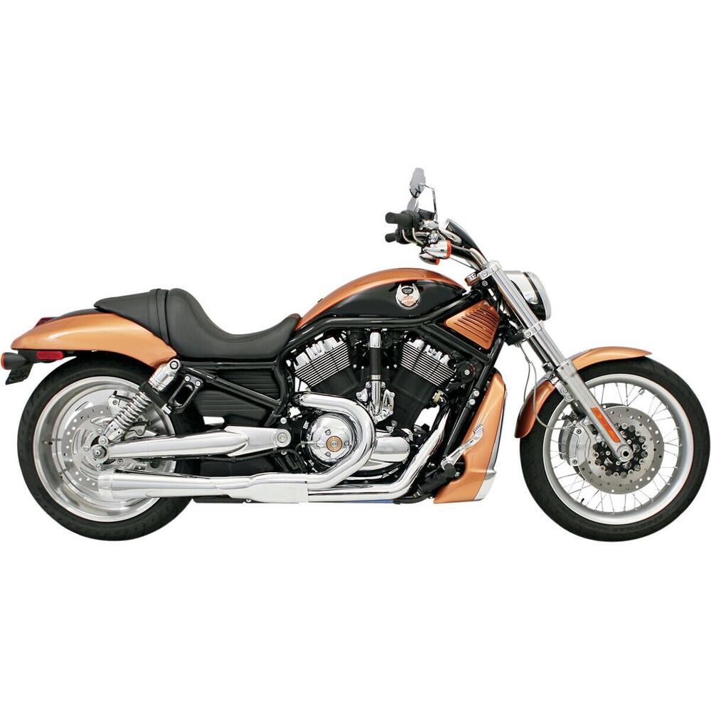 Scarico Bassani 2 in 1 Road Rage per V-Rod dal 200 
