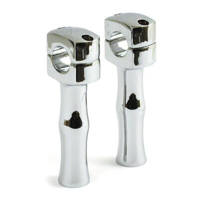 Riser Domed alti 5&rsquo;&rsquo;, cromati, Per manubri da 1&rsquo;&rsquo; 