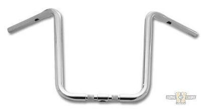 Manubrio Ape Hanger 1-1/4&quot; alto 14&quot; Cromato senza Santee