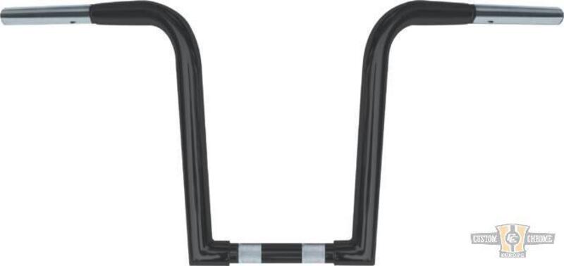 Manubrio Ape Hanger 1-1/4" alto 12" nero Z Outlaw 