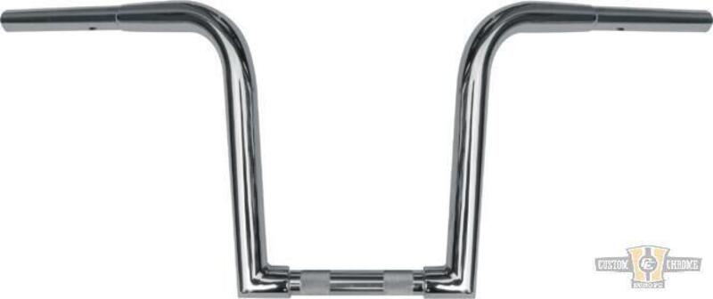 Manubrio Ape Hanger 1-1/4" alto 10" Cromato Z Outl 