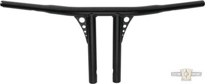 Manubrio T Bar dritto 1-1/4&quot; alt 10&quot; nero, per Acc Santee