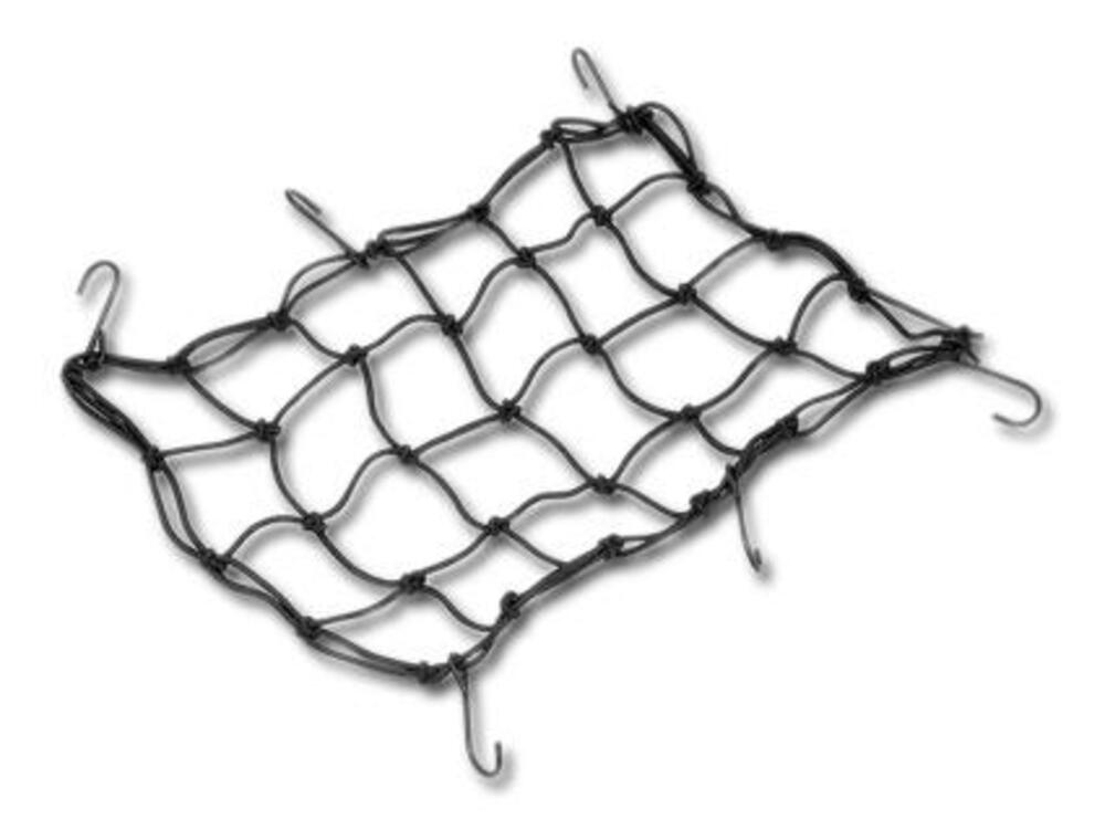 Rete elastica Misure 35cm x 35cm con 6 ganci. Cust 