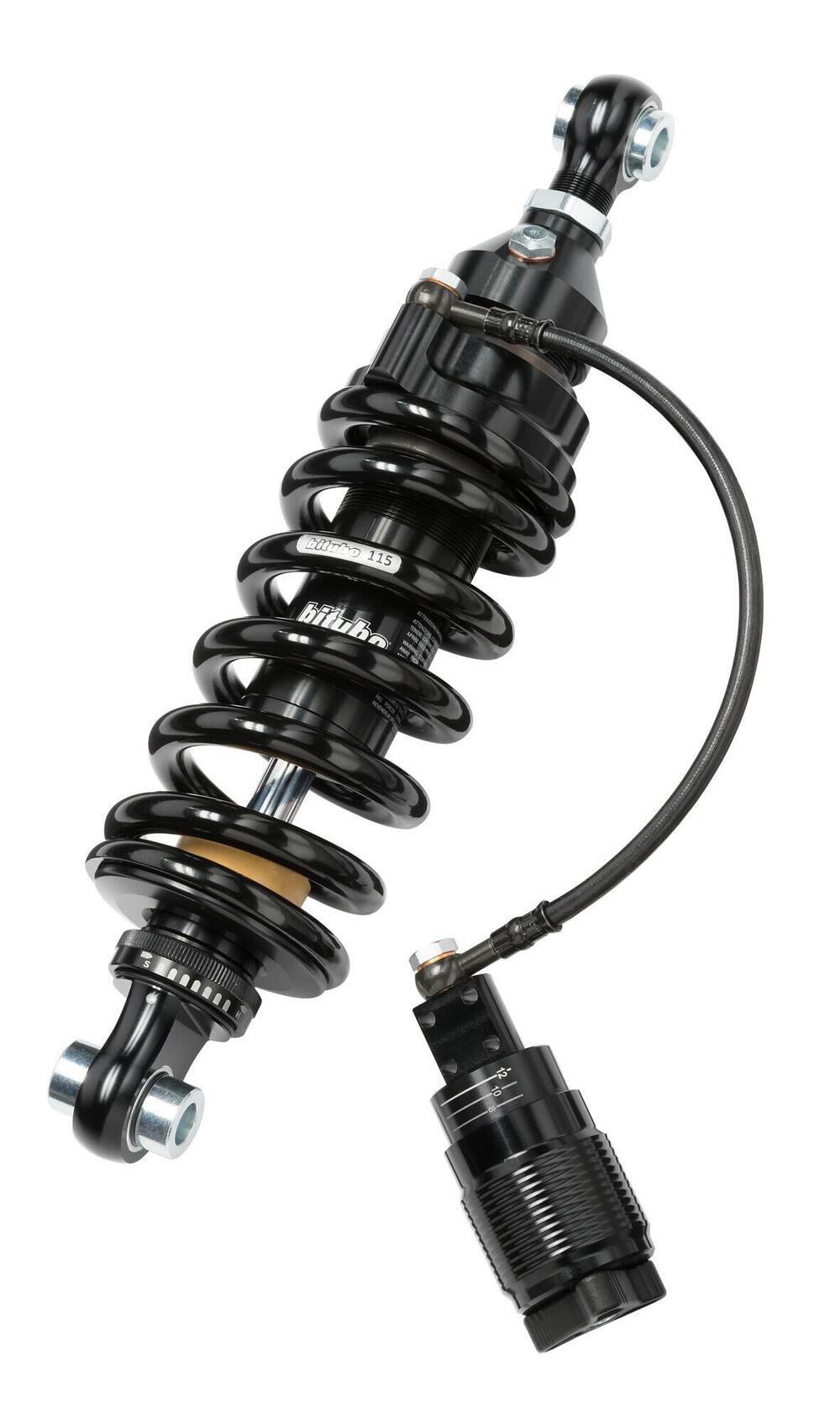 Ammortizzatore Bitubo XZE32V3 nero molla rossa lun