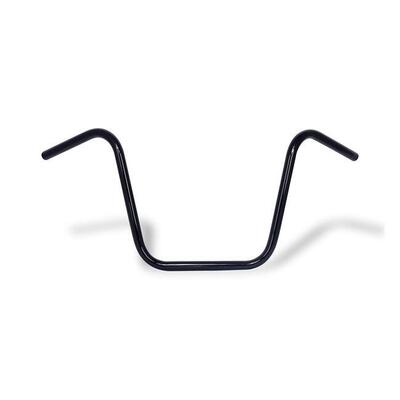 Manubrio Ape Hanger 1", alto 14", nero senza fosse 