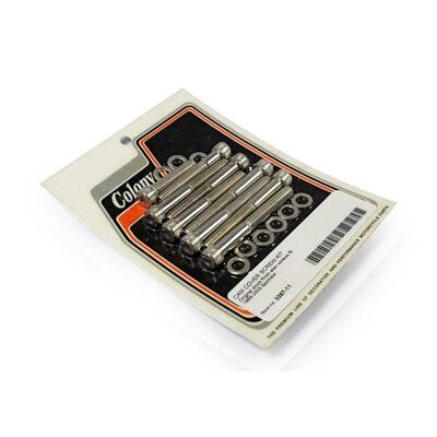 Kit viti cromate coperchio camme per Sportster dal 