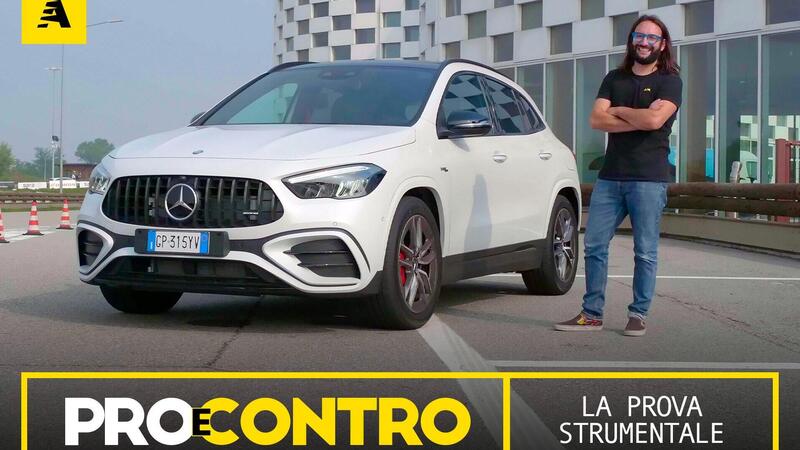 Mercedes-Benz GLA restyling: Pro e Contro. Ecco la nostra prova strumentale e tutti i numeri della pagella [VIDEO]