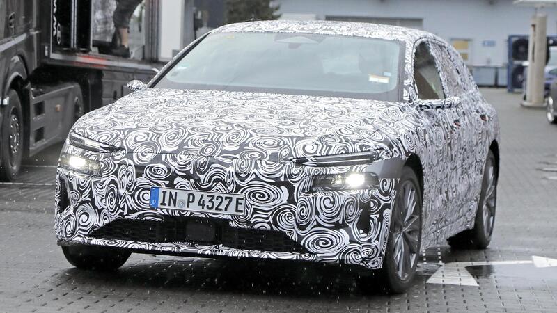 Audi A6 Avant, ecco la variante 100% elettrica [Foto Spia]