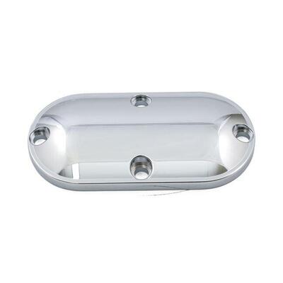 Coperchio ispezione Stepped cromato per Softail da 