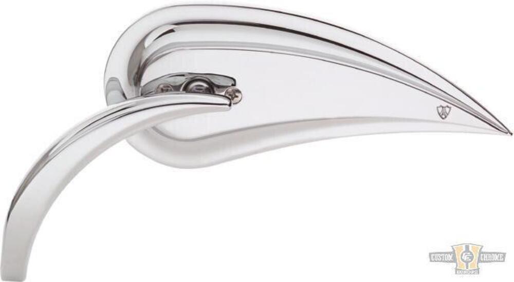 Specchietto Rad 3 cromato a goccia sinistro cromo Arlen Ness