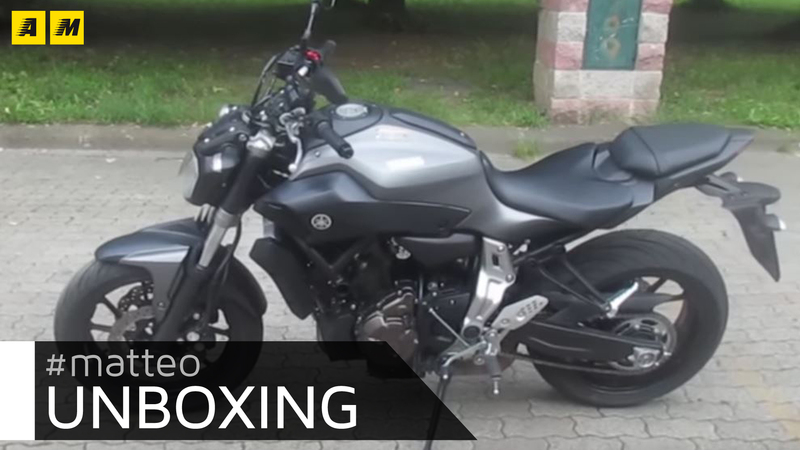 L&#039;unboxing di Matteo: Yamaha MT-07