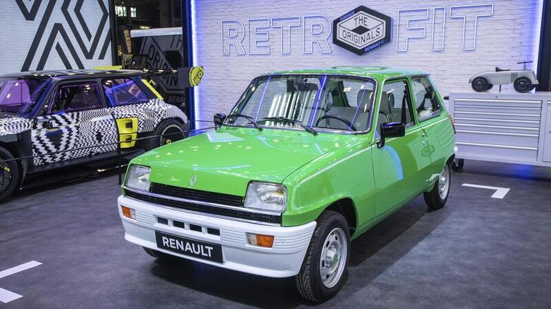 Renault 5 elettrica restomod, il kit ufficiale della Renault