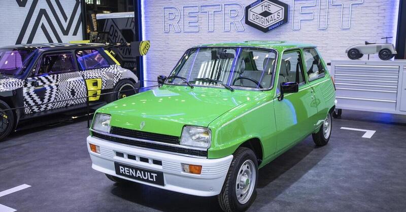 Renault 5 elettrica restomod, il kit ufficiale della Renault