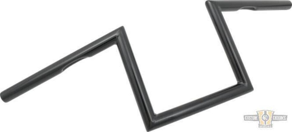 Manubrio Z Bar 1", alto 8", Largo 72cm, nero, con Jammer