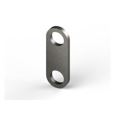 Staffe in acciaio da saldare B 32mm x L 90mm x 6mm 