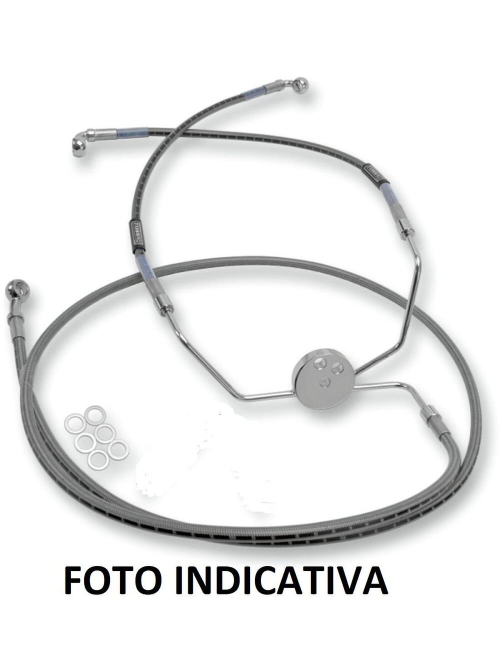 Tubo freno ant treccia inox Sportster 1200S disco Goodridge