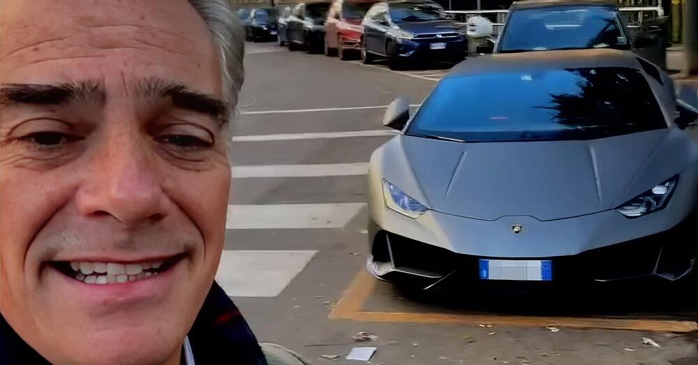 Roberto Parodi, la Lamborghini &ldquo;tamarrizzata&rdquo; e i parcheggi. Qualcosa non torna: &ldquo;Macchina new money in un quartiere old money&rdquo; [VIDEO]