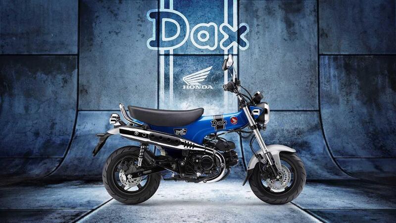 Nuovi colori per il Dax 125 e la CB125F che riceve anche piccoli aggiornamenti