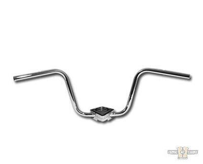 Manubrio Ape Hanger 1" alto 12" Cromato preforato Fehling