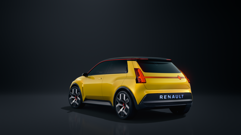 Posteriore Renault 5 elettrica