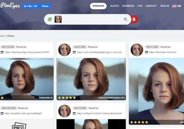 Ok, ma che caz*o &egrave; PimEyes, l'app di riconoscimento facciale che cerca i selfie e le foto del tuo volto su Internet anche nei siti pi&ugrave; impensabili?