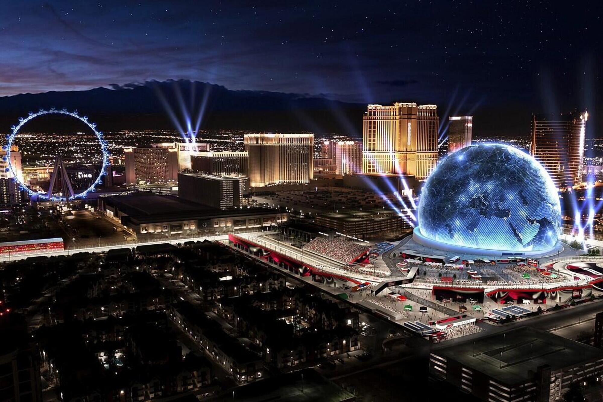 The Sphere e il Gran Premio di Las Vegas