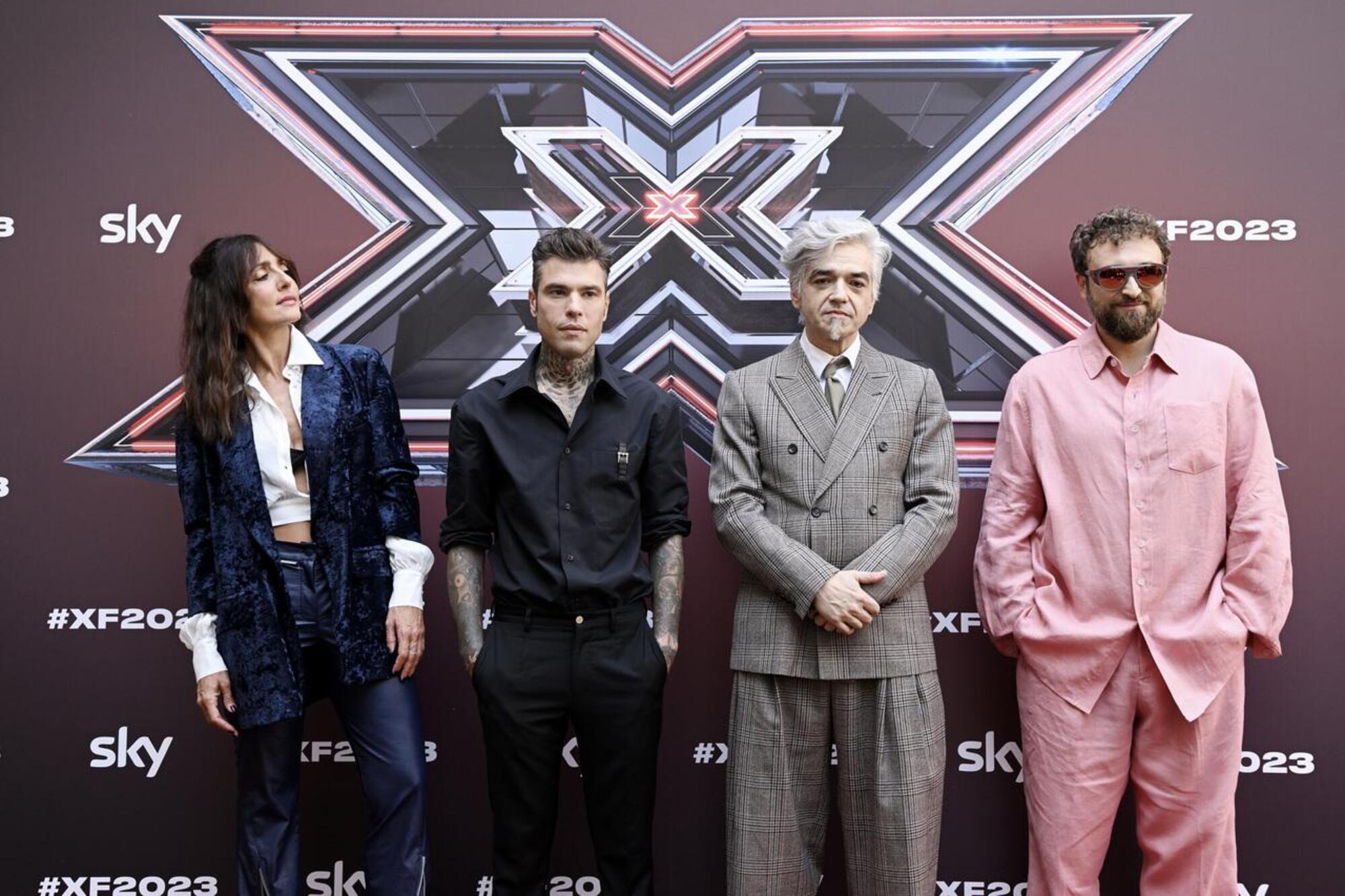 I giudici di X Factor Ambra Angiolini, Fedez, Morgan e Dargen D&#039;Amico