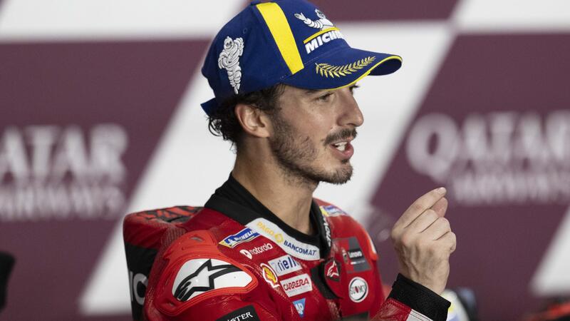 MotoGP 2023. GP del Qatar. Pecco Bagnaia: &quot;Ho temuto di centrare Fabio Di Giannantonio: &egrave; andata bene&rdquo;