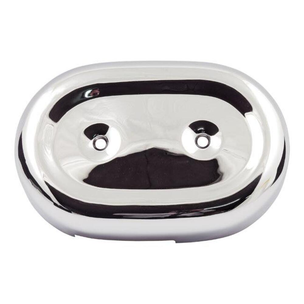 Coperchio filtro aria cromato ovale liscio per Spo 